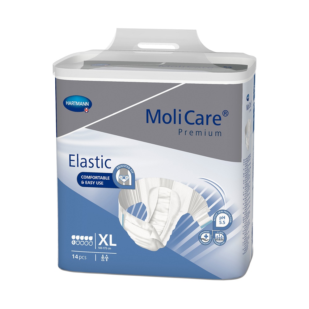 Slip pentru incontinenta MoliCare Premium Elastic 6 PIC marime XL (165274), 14 bucati, Hartmann  